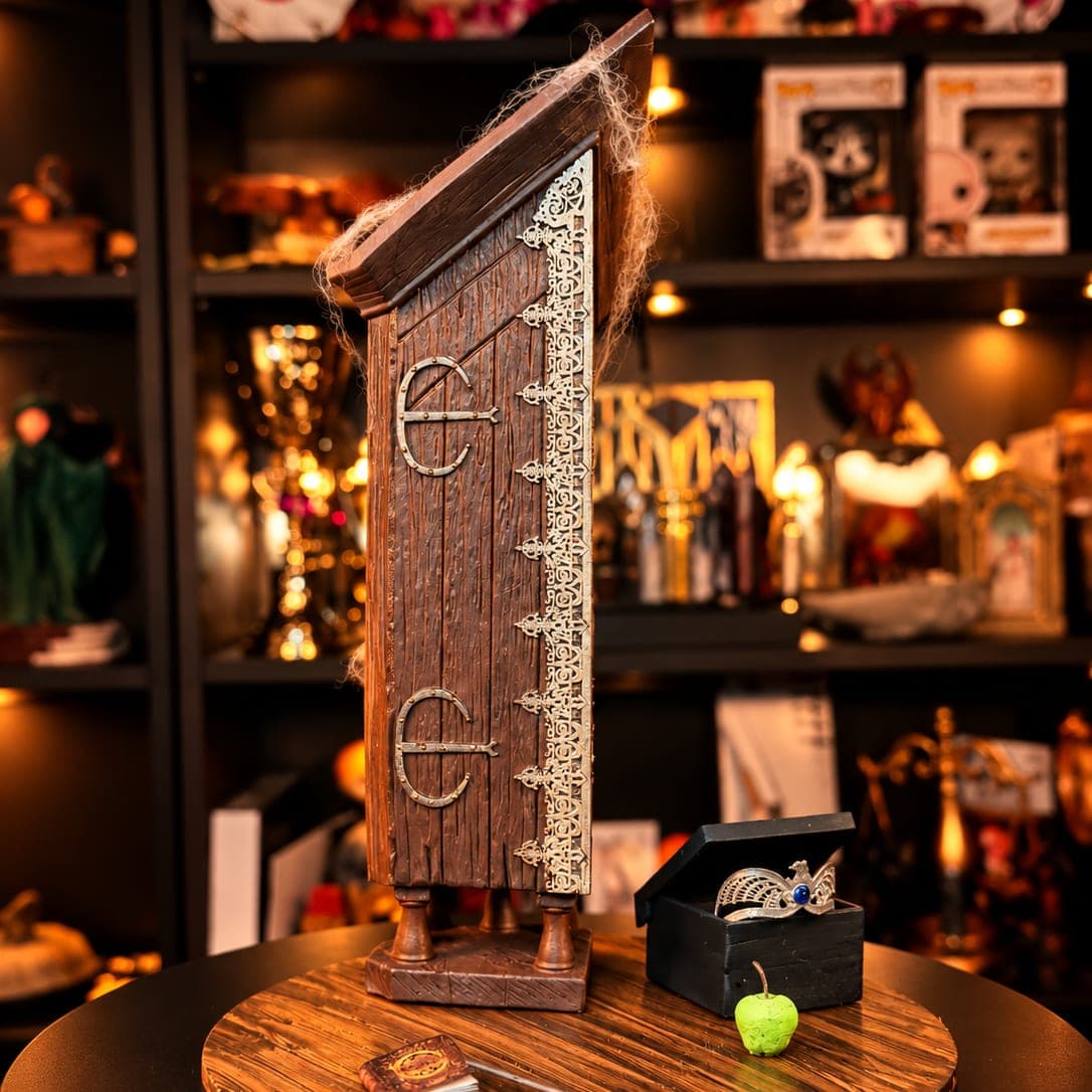 armario evanescente de draco malfoy diorama coleccionable mundo magico
