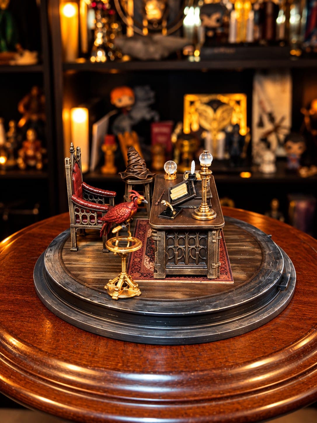 despacho de dumbledore diorama coleccionable mundo magico