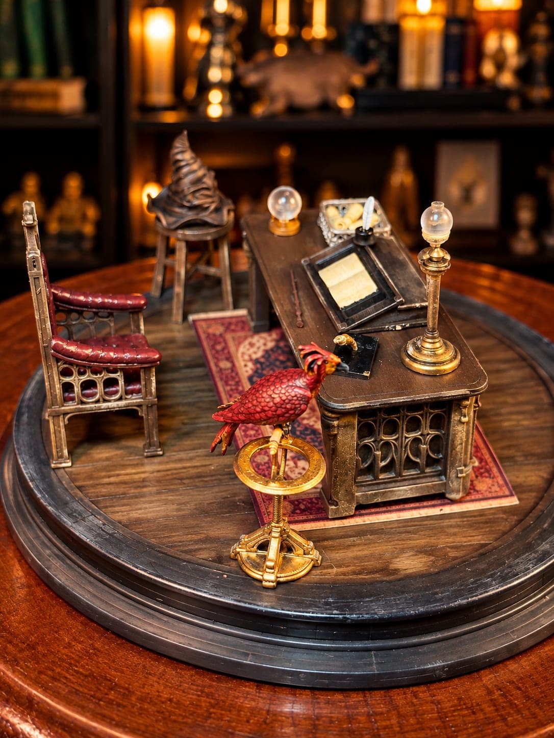 despacho de dumbledore diorama coleccionable mundo magico