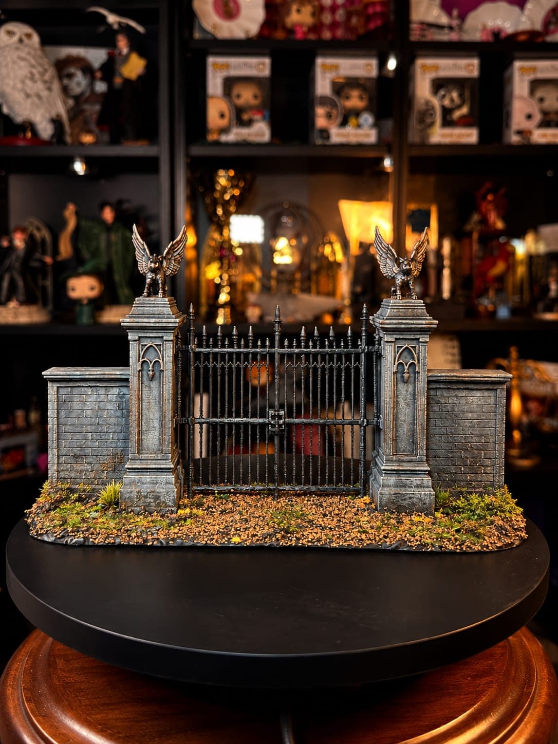 Castle Gates with Winged Boars