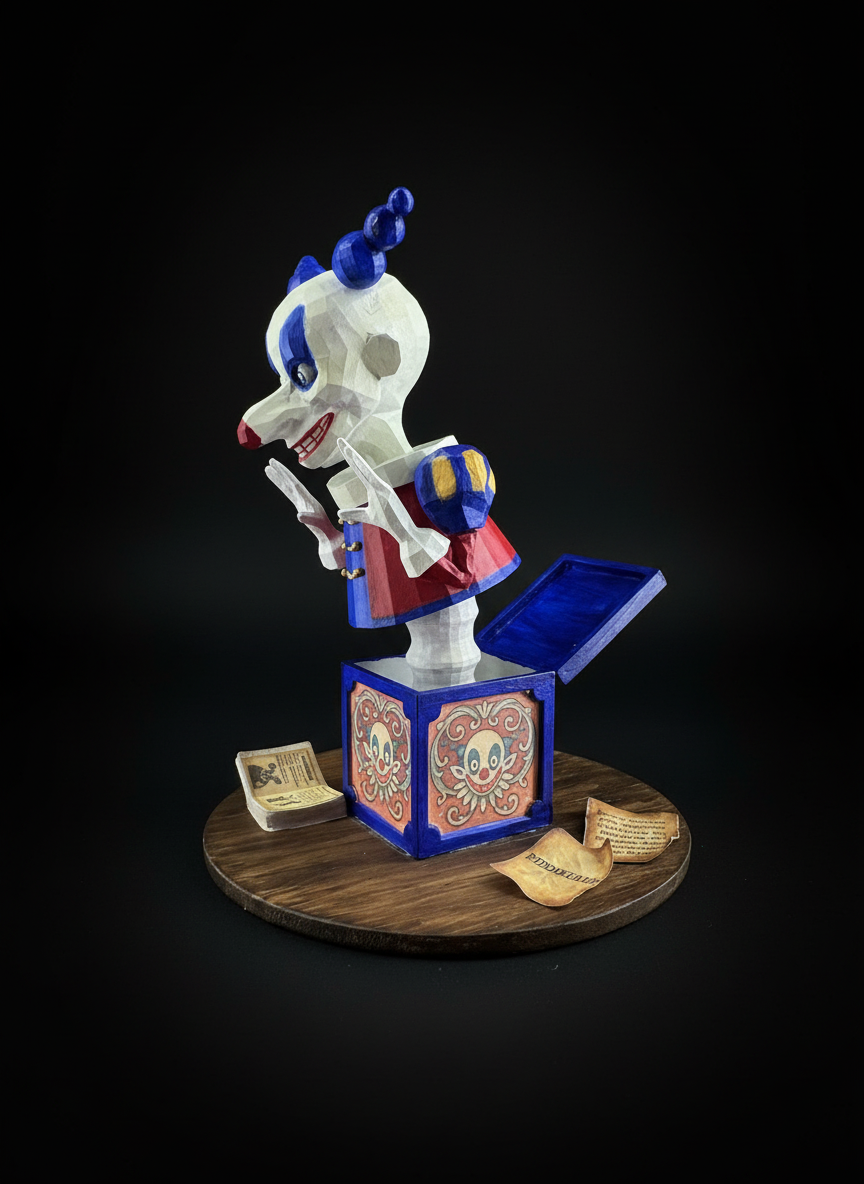 Figura del mundo mágico payaso