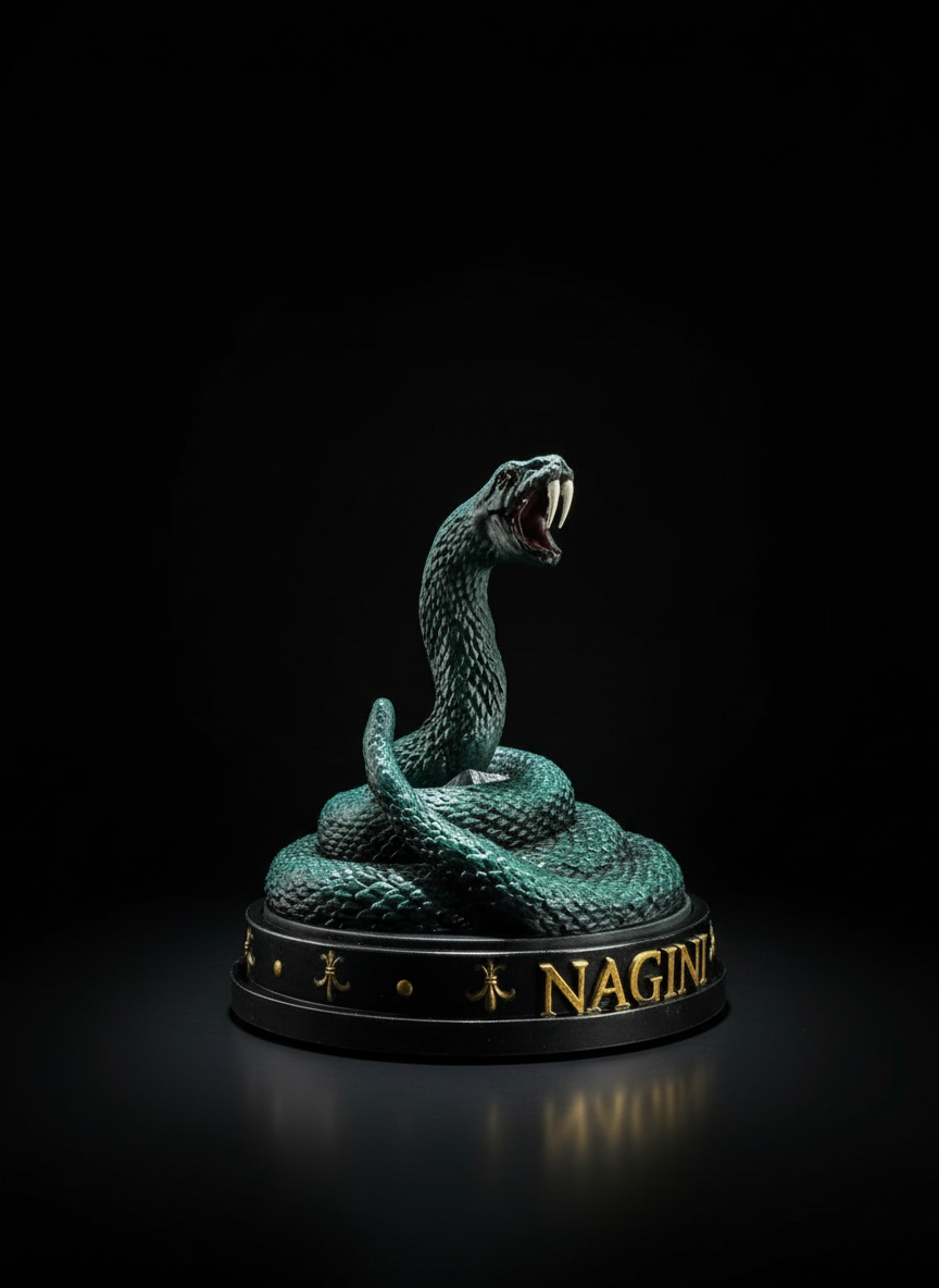 nagini serpiente mágica inspirada en el mundo mágico de harry potter criatura fantástica figura coleccionable decorativa