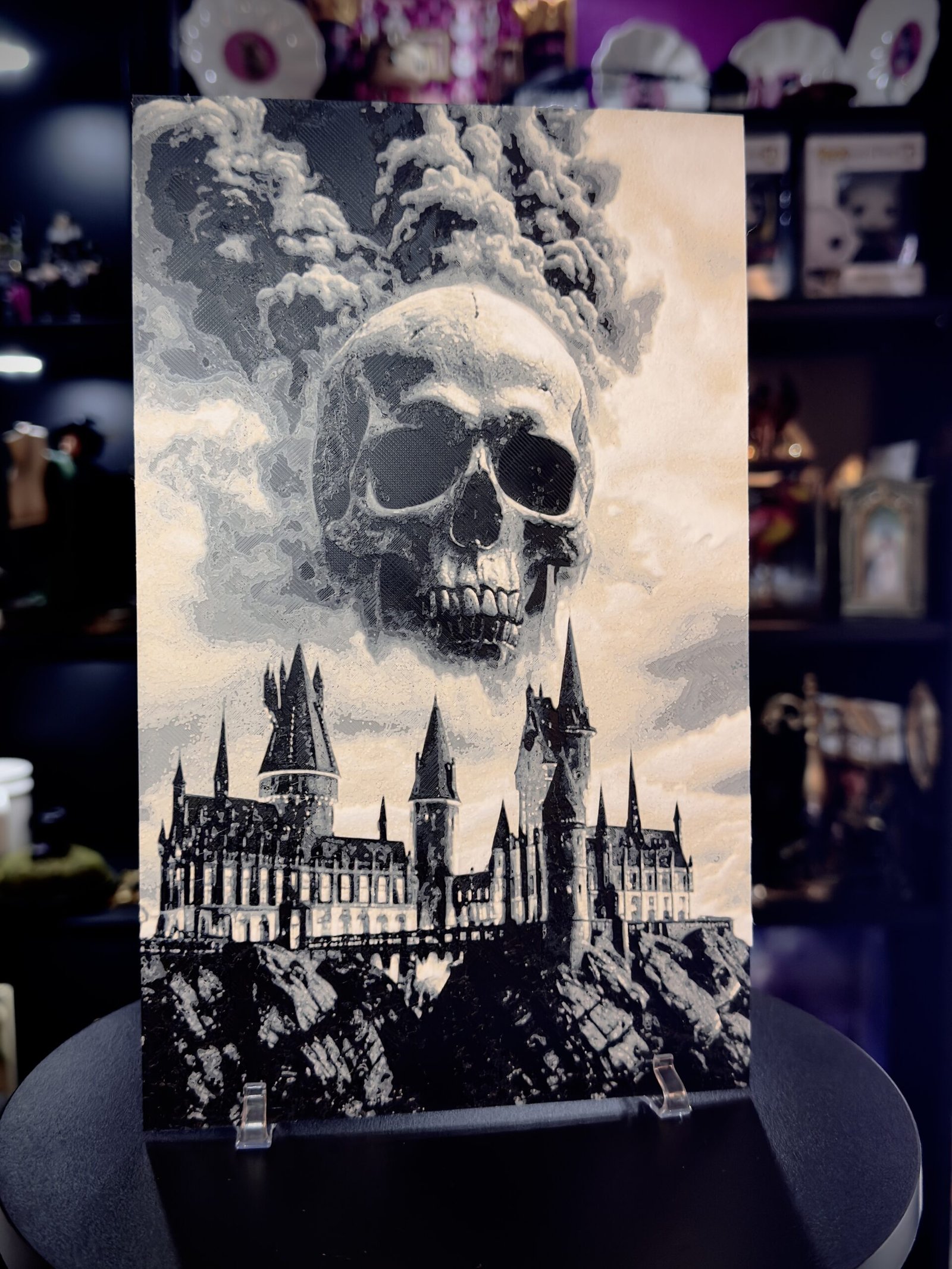 Ilustración 3D marca del mal