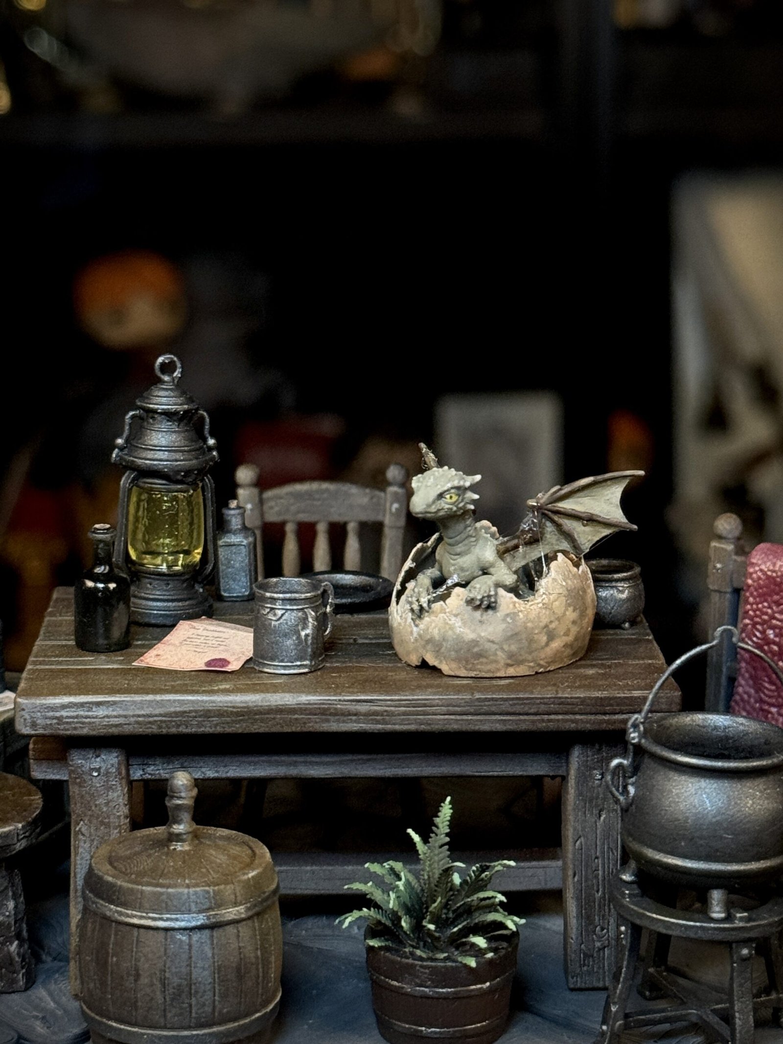 Diorama del Nacimiento del Dragón