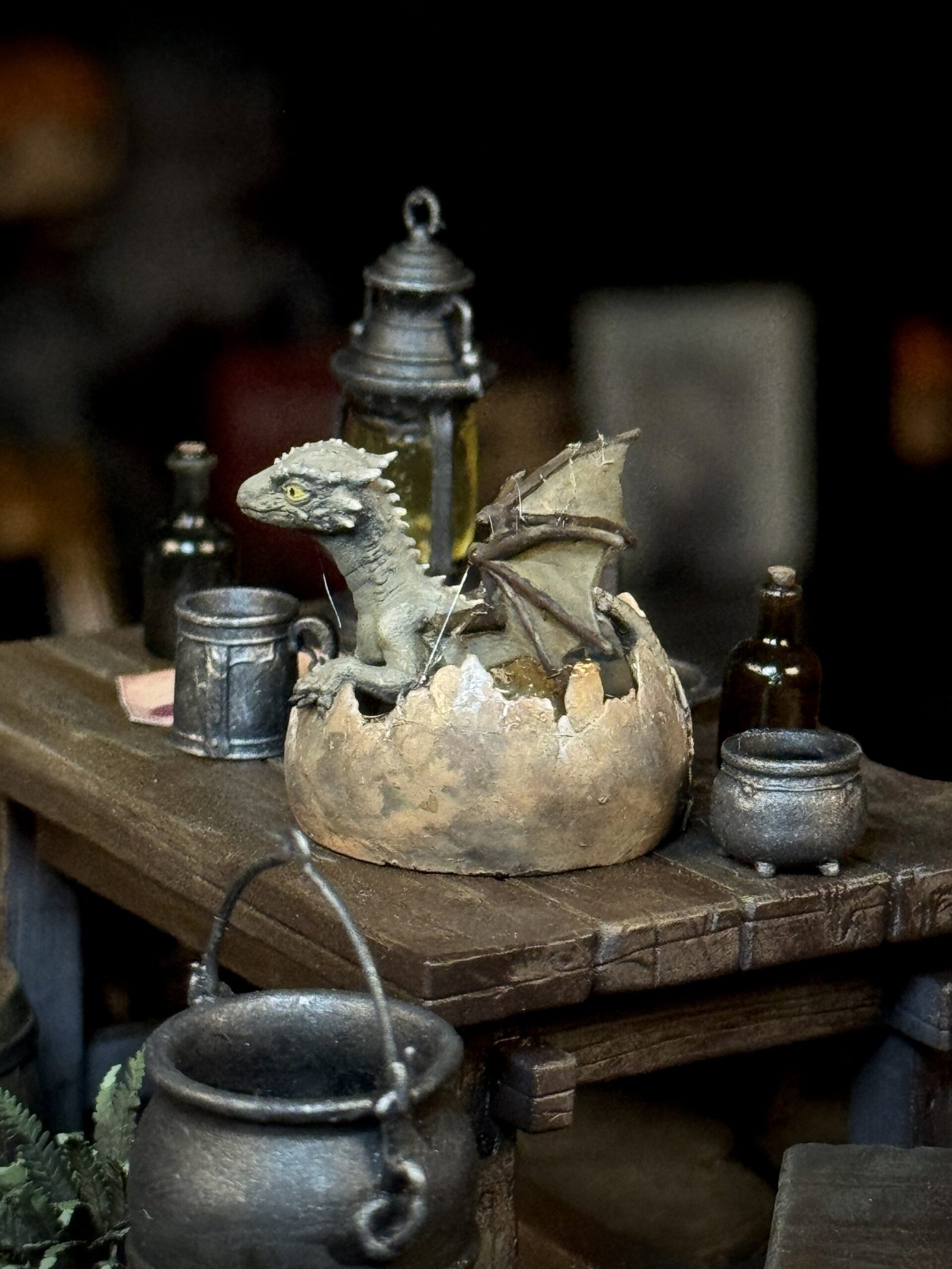 Diorama del Nacimiento del Dragón
