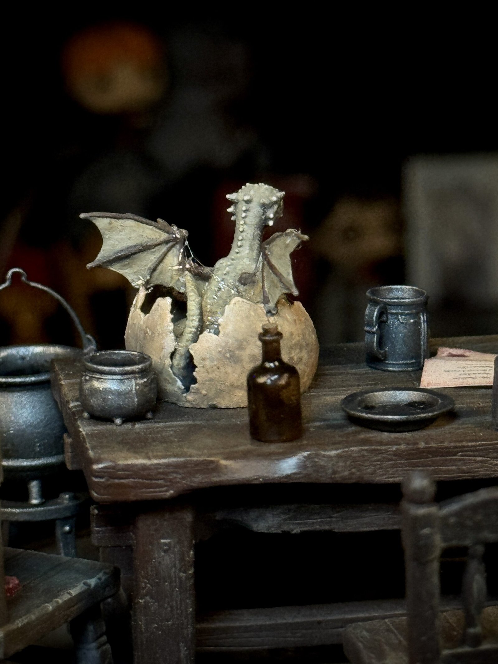 Diorama del Nacimiento del Dragón