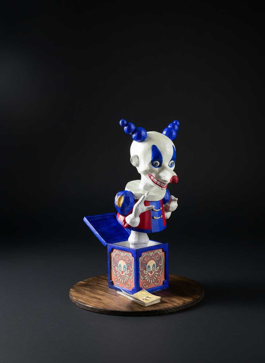 Figura del mundo mágico payaso armario